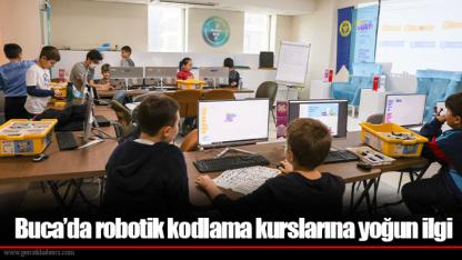 Buca’da robotik kodlama kurslarına yoğun ilgi