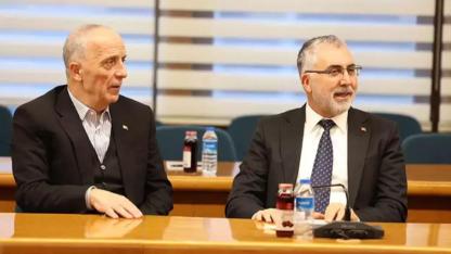 Çalışma Bakanı Işıkhan, asgari ücret toplantısı öncesi Türk-İş'i ziyaret etti