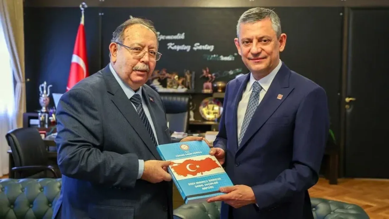 CHP Lideri Özgür Özel, YSK Başkanı Ahmet Yener'le Görüştü