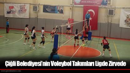 Çiğli Belediyesi’nin Voleybol Takımları Ligde Zirvede