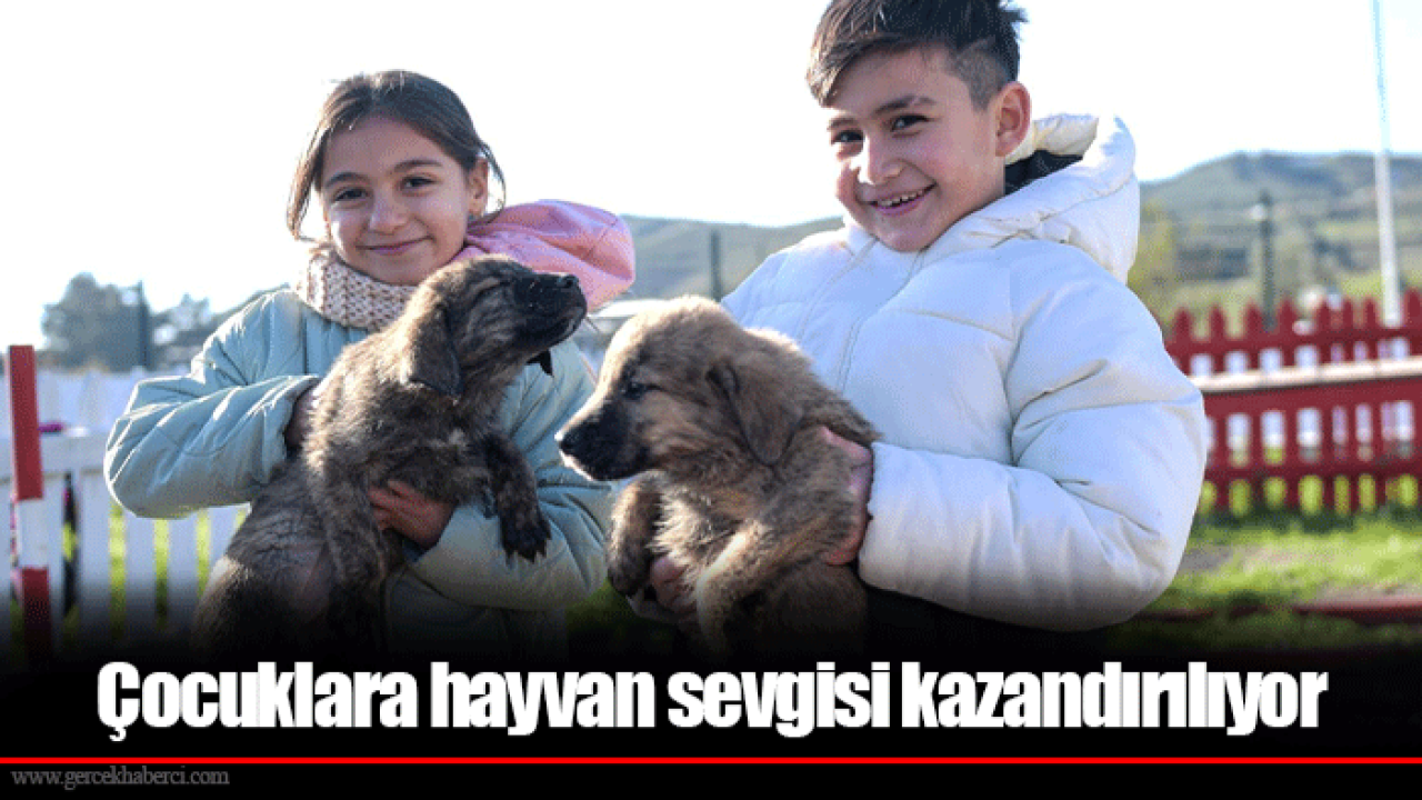 Çocuklara hayvan sevgisi kazandırılıyor