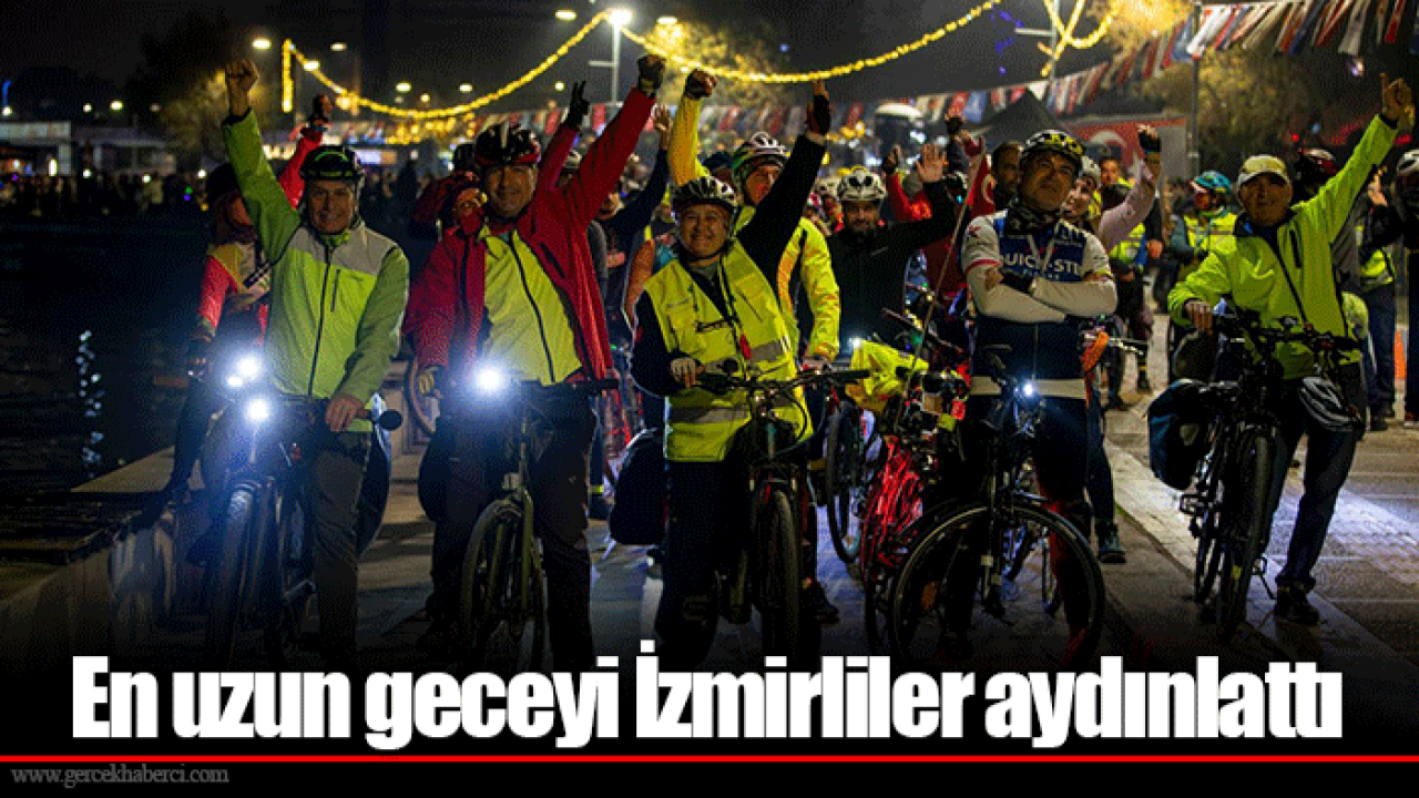 En uzun geceyi İzmirliler aydınlattı