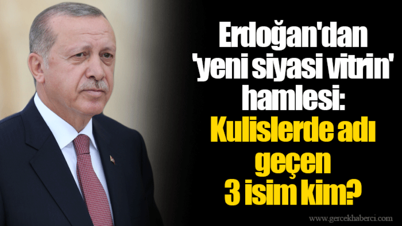 Erdoğan'dan 'yeni siyasi vitrin' hamlesi: Kulislerde adı geçen 3 isim kim?