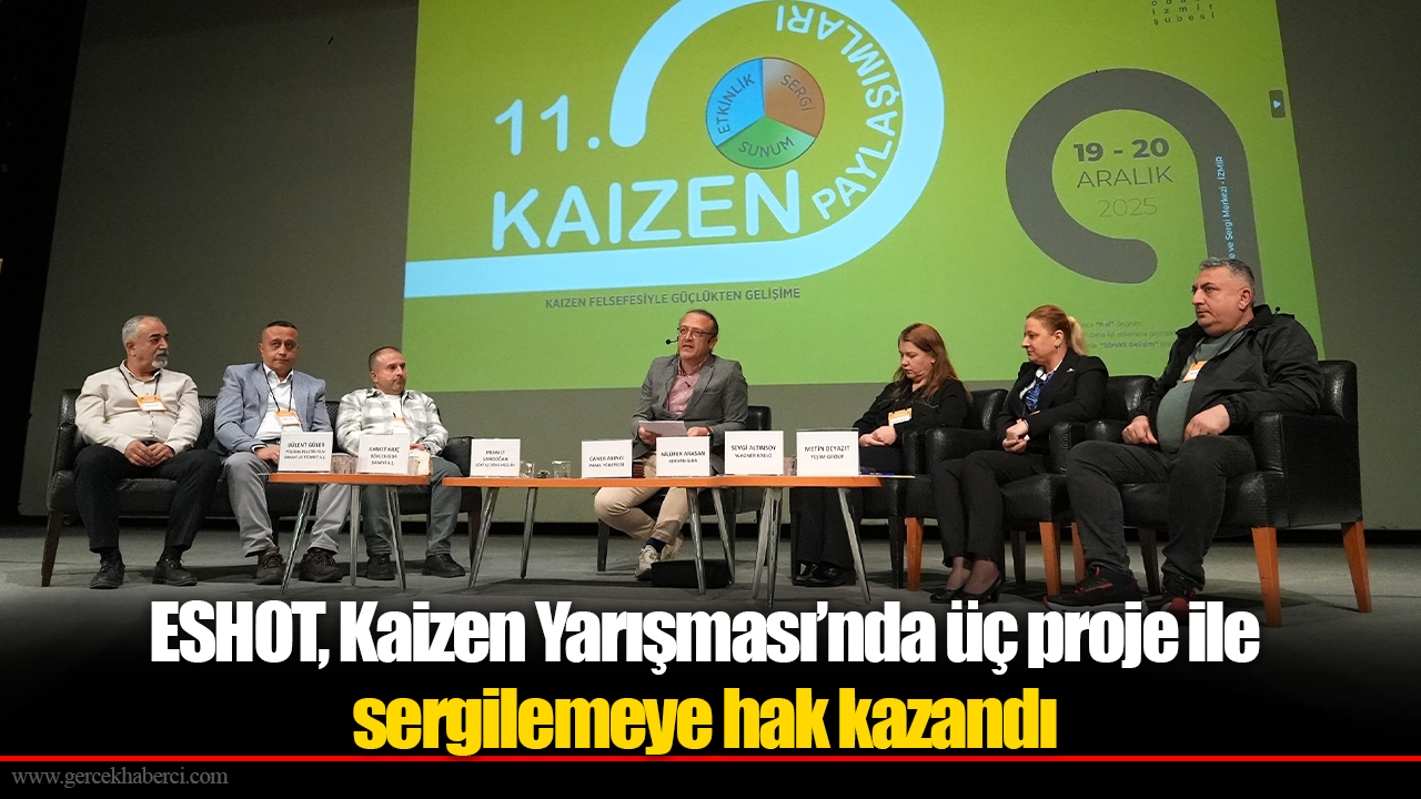 ESHOT, Kaizen Yarışması’nda üç proje ile sergilemeye hak kazandı