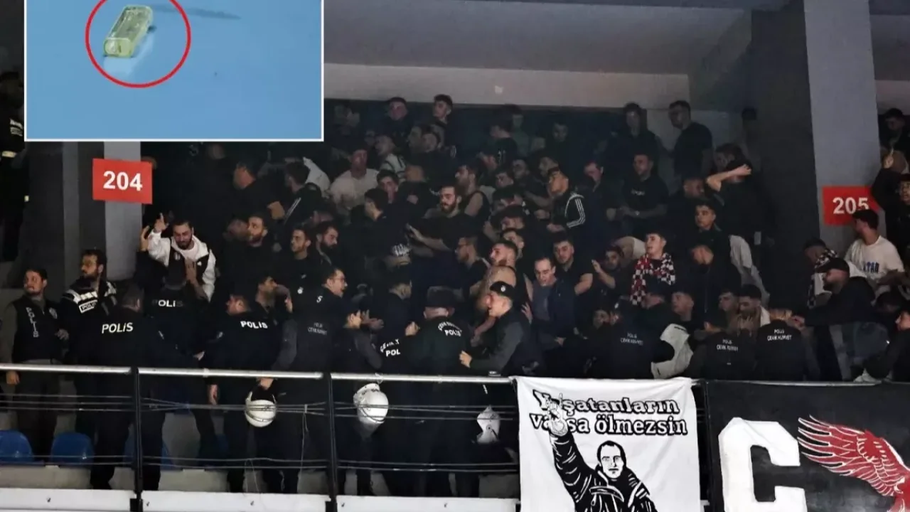 Göztepe-Beşiktaş kadın voleybol maçında olay çıktı! Birçok yaralı var