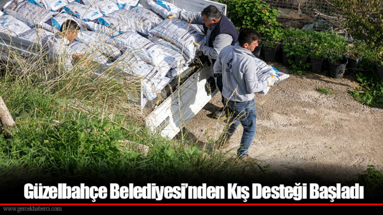 Güzelbahçe Belediyesi’nden Kış Desteği Başladı