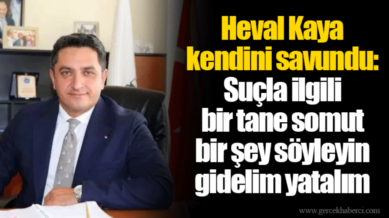 Heval Kaya kendini savundu: Suçla ilgili bir tane somut bir şey söyleyin gidelim yatalım