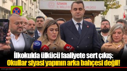 İlkokulda ülkücü faaliyete sert çıkış: Okullar siyasi yapının arka bahçesi değil!