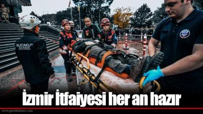 İzmir İtfaiyesi her an hazır