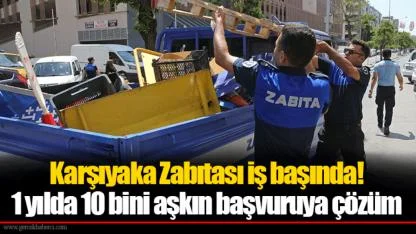Karşıyaka Zabıtası iş başında!