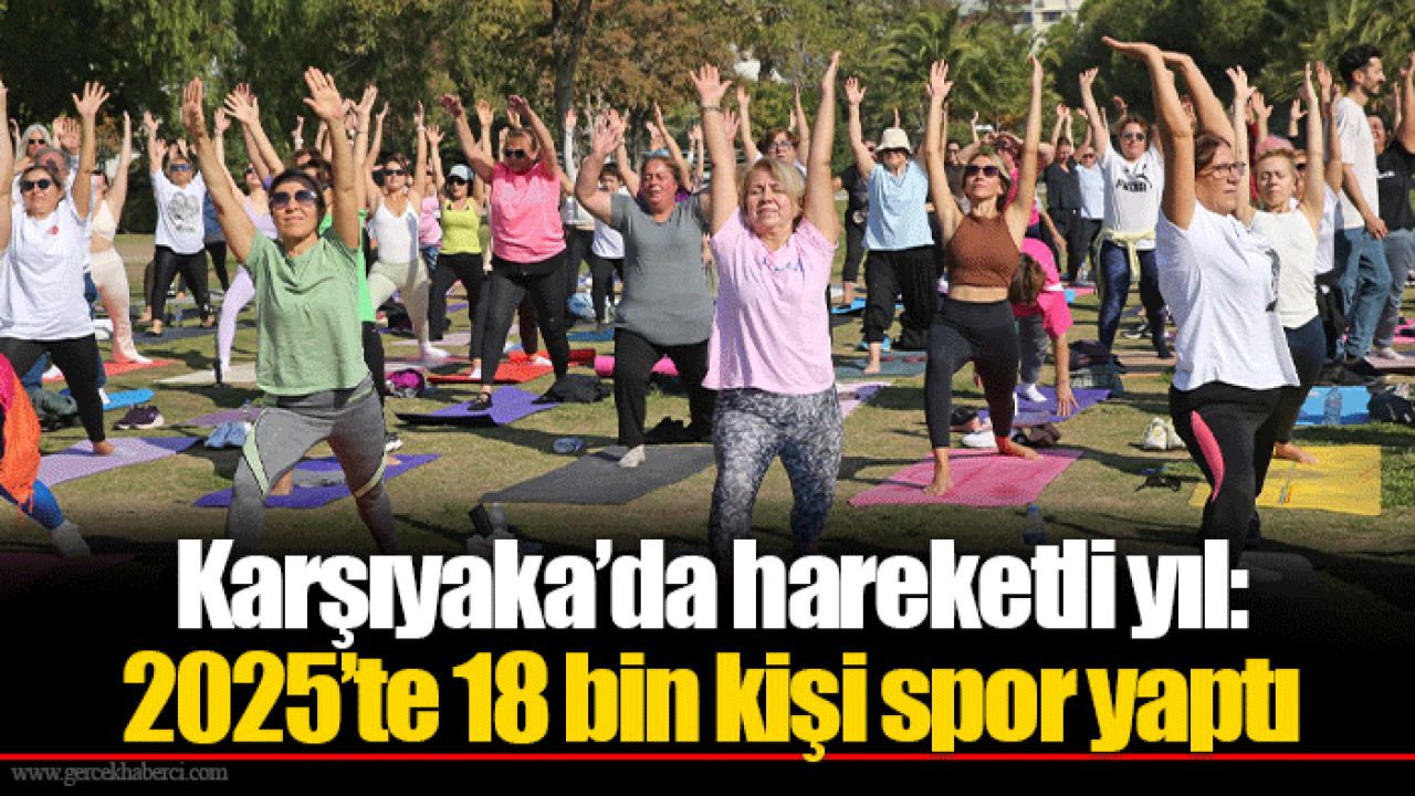 Karşıyaka’da hareketli yıl: 2025’te 18 bin kişi spor yaptı