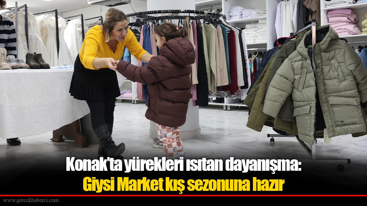 Konak’ta yürekleri ısıtan dayanışma: Giysi Market kış sezonuna hazır