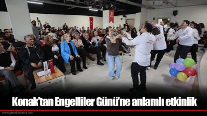 Konak’tan Engelliler Günü’ne anlamlı etkinlik