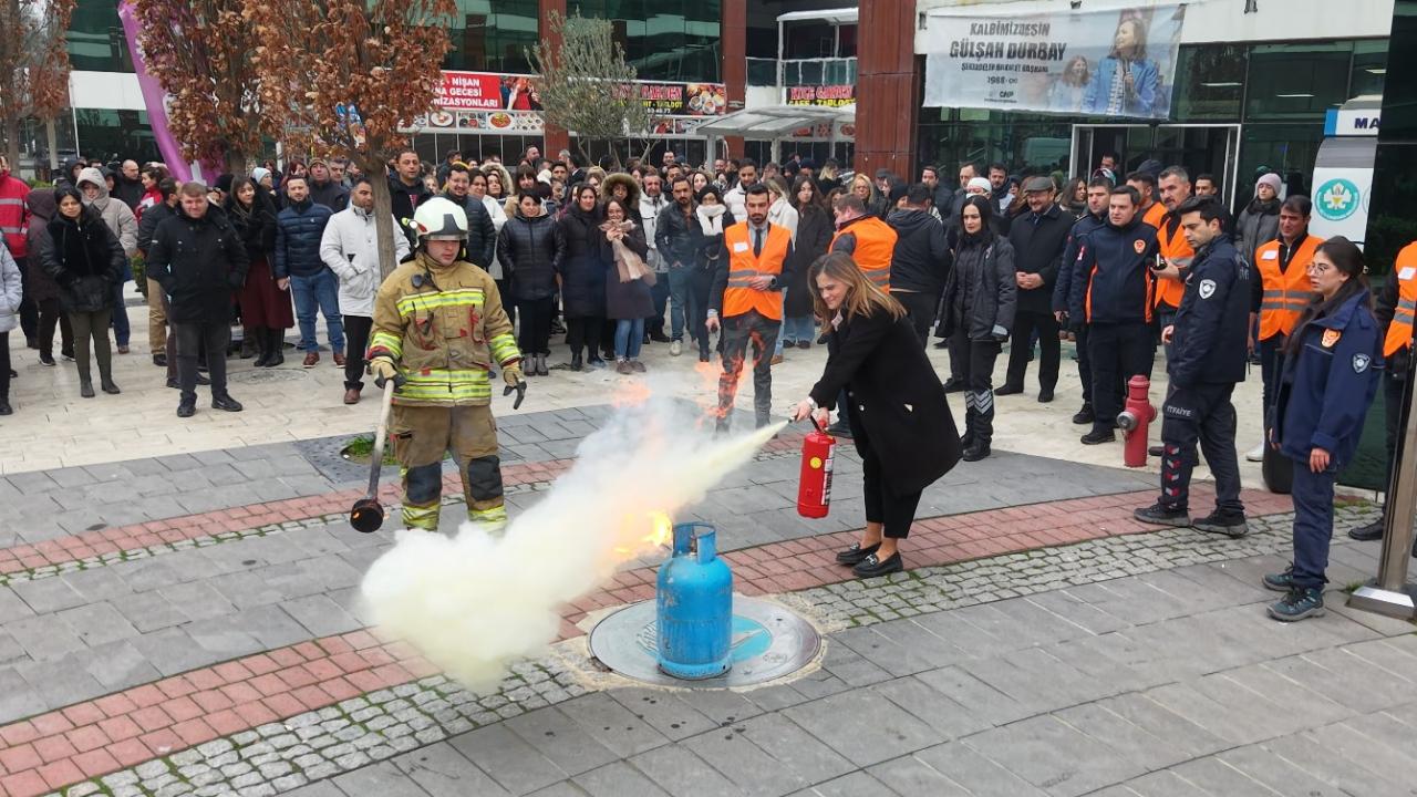 MASKİ’de Yangın Tatbikatı