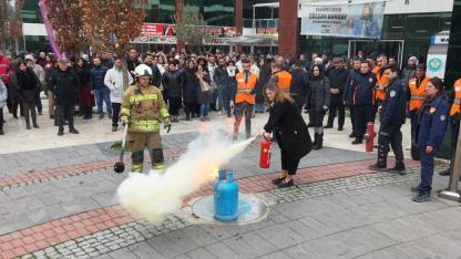 MASKİ’de Yangın Tatbikatı