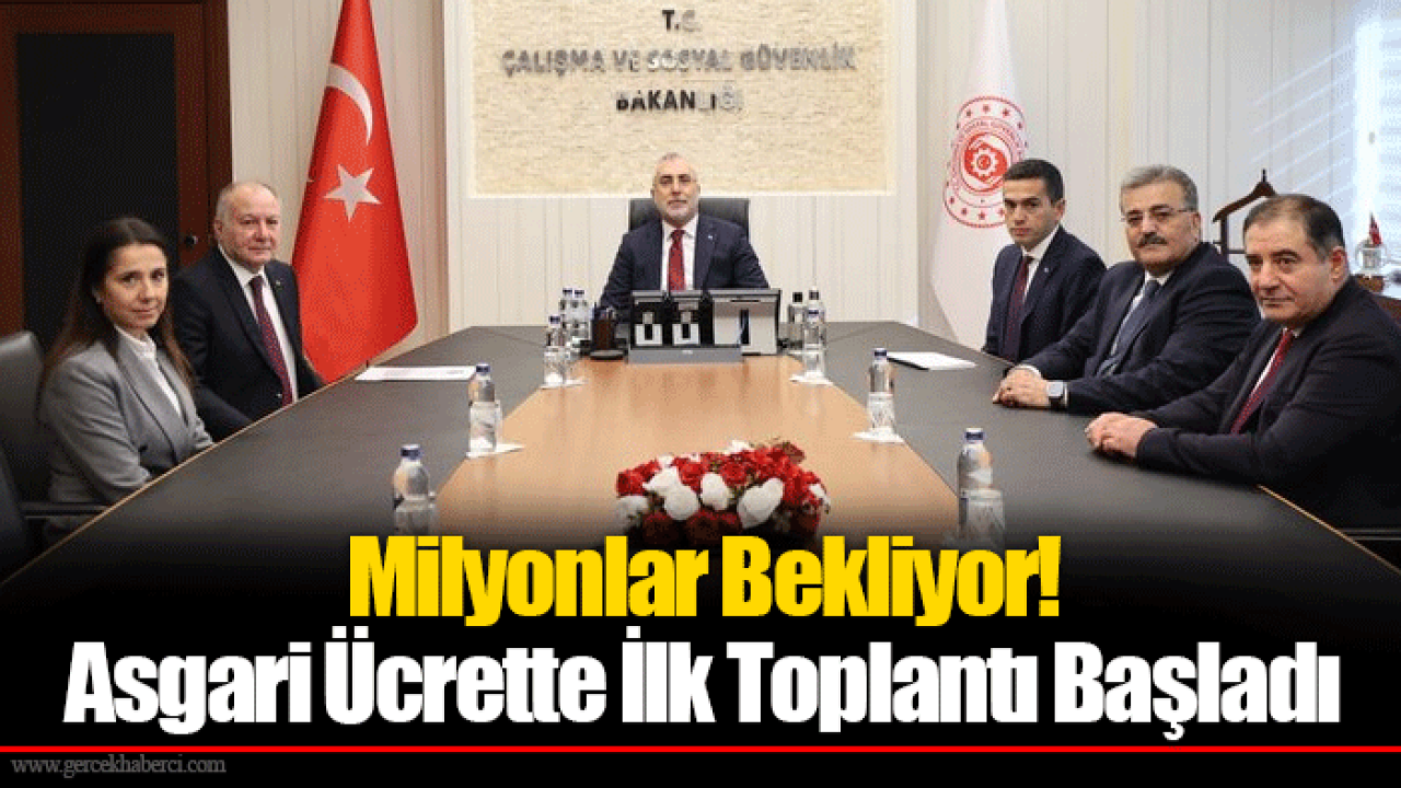 Milyonlar Bekliyor! Asgari Ücrette İlk Toplantı Başladı