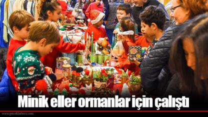 Minik eller ormanlar için çalıştı