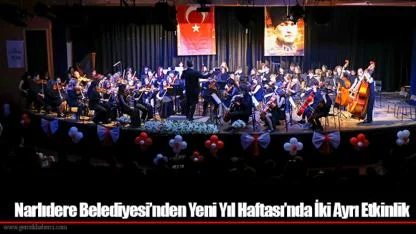Narlıdere Belediyesi’nden Yeni Yıl Haftası’nda İki Ayrı Etkinlik