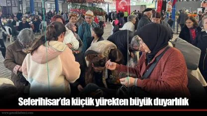 Seferihisar’da küçük yürekten büyük duyarlılık