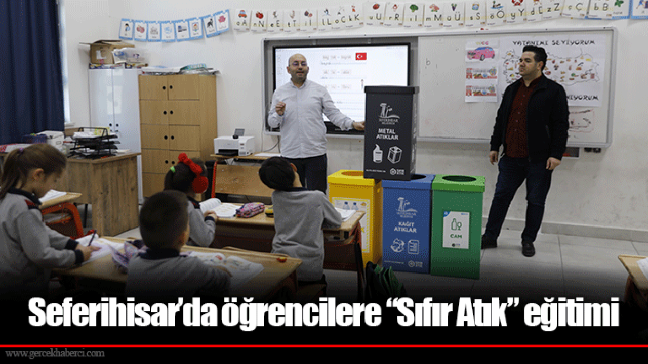 Seferihisar’da öğrencilere “Sıfır Atık” eğitimi