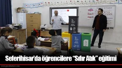 Seferihisar’da öğrencilere “Sıfır Atık” eğitimi