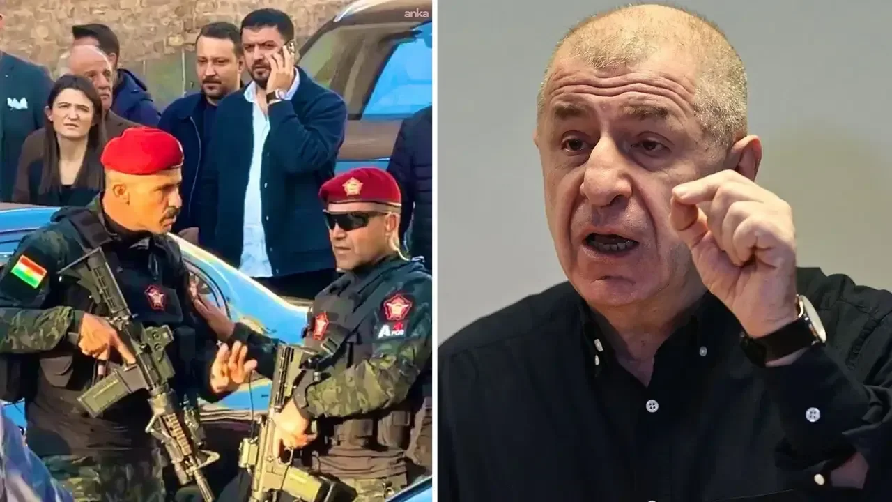 Ümit Özdağ&#039;dan, Şırnak&#039;a gelen Barzani&#039;nin &#039;uzun namlulu&#039; korumalarına tepki: &#039;Bu görüntüler tam bir skandaldır!&#039;