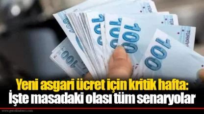 Yeni asgari ücret için kritik hafta: İşte masadaki olası tüm senaryolar