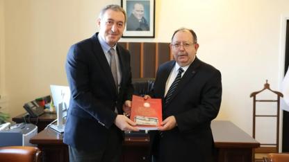 YSK Başkanı Yener'den DEM Parti Eş Genel Başkanı Bakırhan'a ziyaret