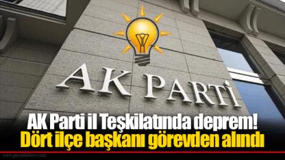 AK Parti İzmir teşkilatında deprem! Dört ilçe başkanı ve yönetimi görevden alındı