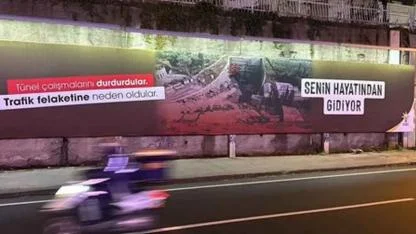 AK Parti'li Acar'dan, gündem olan 'İBB billboardları'na dair 'arpa boyu' çıkışı: Görünür kılmaya devam edeceğiz