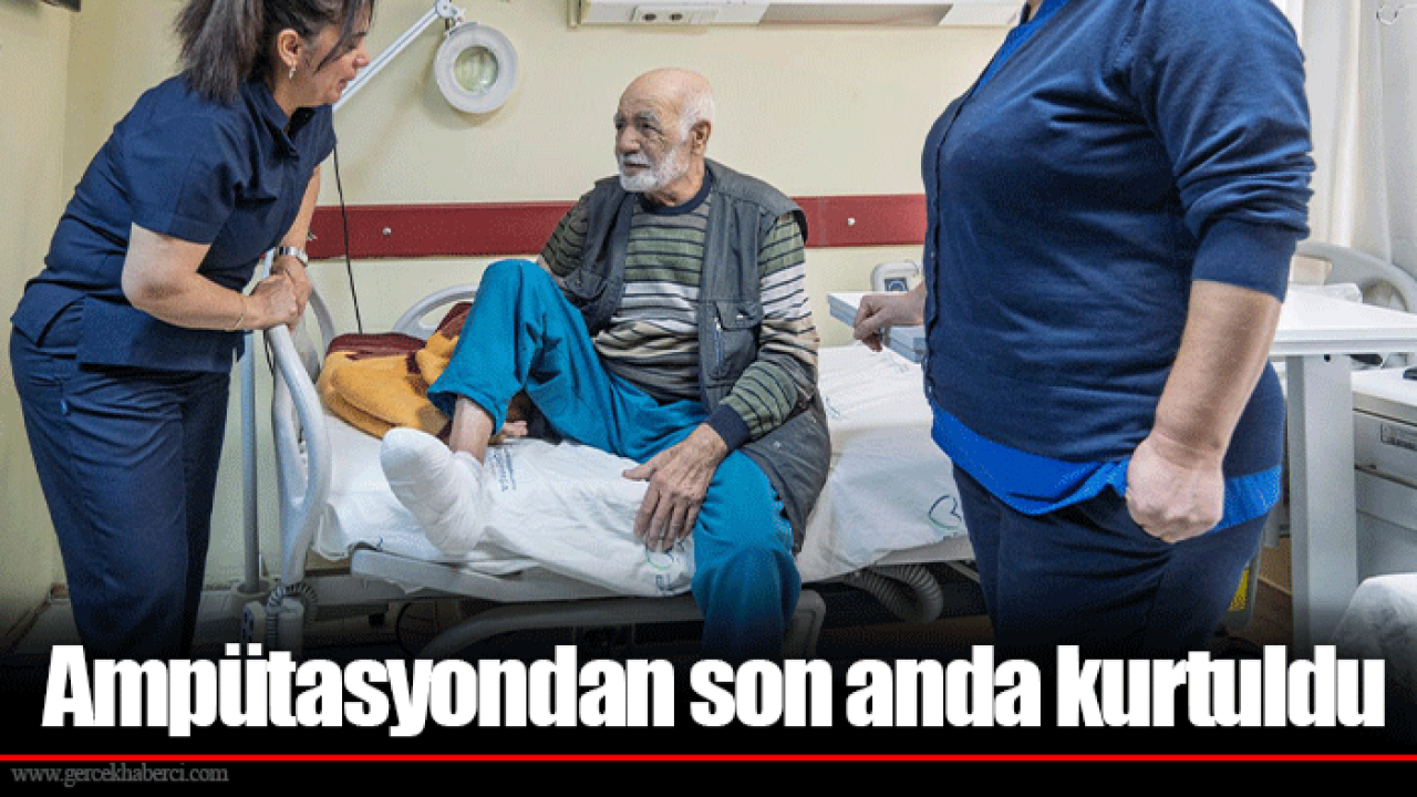 Ampütasyondan son anda kurtuldu