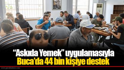 “Askıda Yemek” uygulamasıyla Buca’da 44 bin kişiye destek