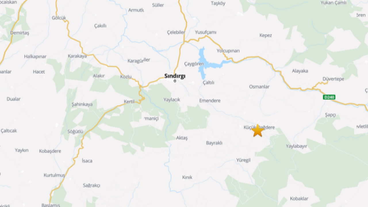 Balıkesir Sındırgı'da 3.9 büyüklüğünde deprem