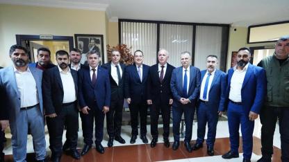 Başkan Dutlulu Pazarcılar Odası’na Müjdelerle Gitti