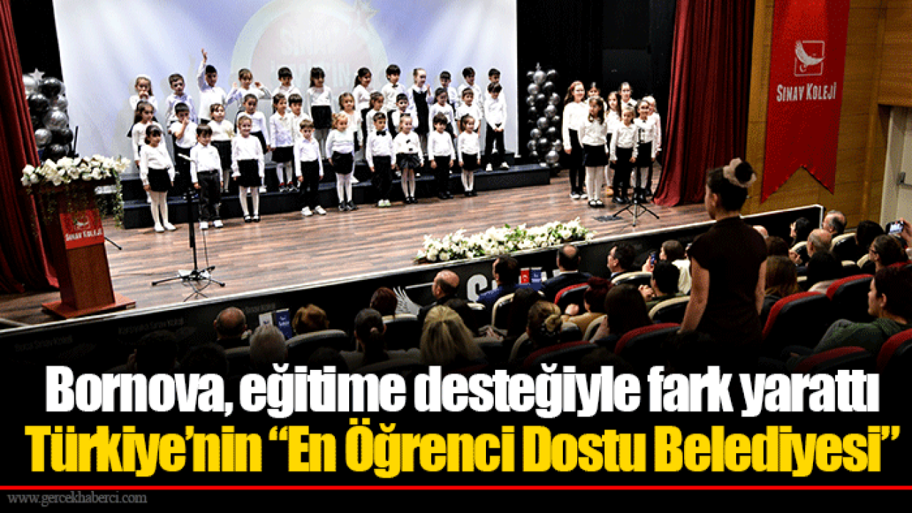 Bornova, eğitime desteğiyle fark yarattı