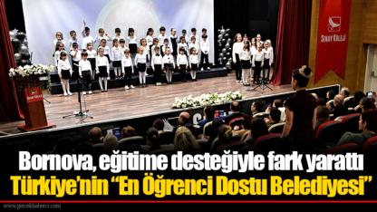 Bornova, eğitime desteğiyle fark yarattı