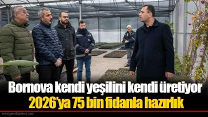 Bornova kendi yeşilini kendi üretiyor