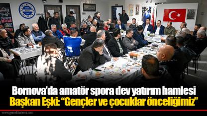 Bornova’da amatör spora dev yatırım hamlesi