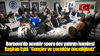 Bornova’da amatör spora dev yatırım hamlesi