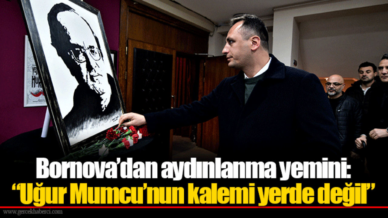 Bornova’dan aydınlanma yemini:  “Uğur Mumcu’nun kalemi yerde değil”