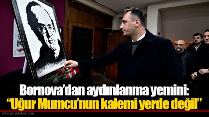 Bornova’dan aydınlanma yemini:  “Uğur Mumcu’nun kalemi yerde değil”