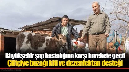 Büyükşehir şap hastalığına karşı harekete geçti