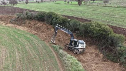 Büyükşehir Tarım Arazilerini Taşkınlara Karşı Koruyor