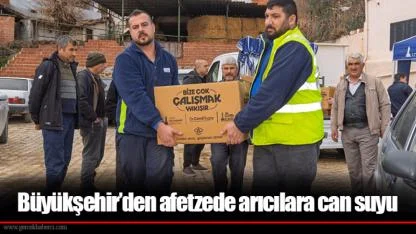 Büyükşehir’den afetzede arıcılara can suyu