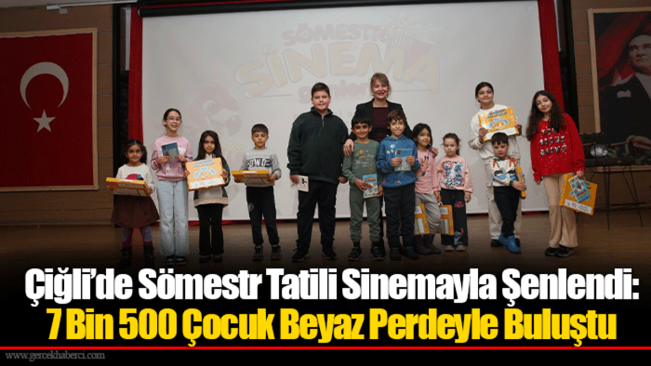 Çiğli’de Sömestr Tatili Sinemayla Şenlendi: 7 Bin 500 Çocuk Beyaz Perdeyle Buluştu