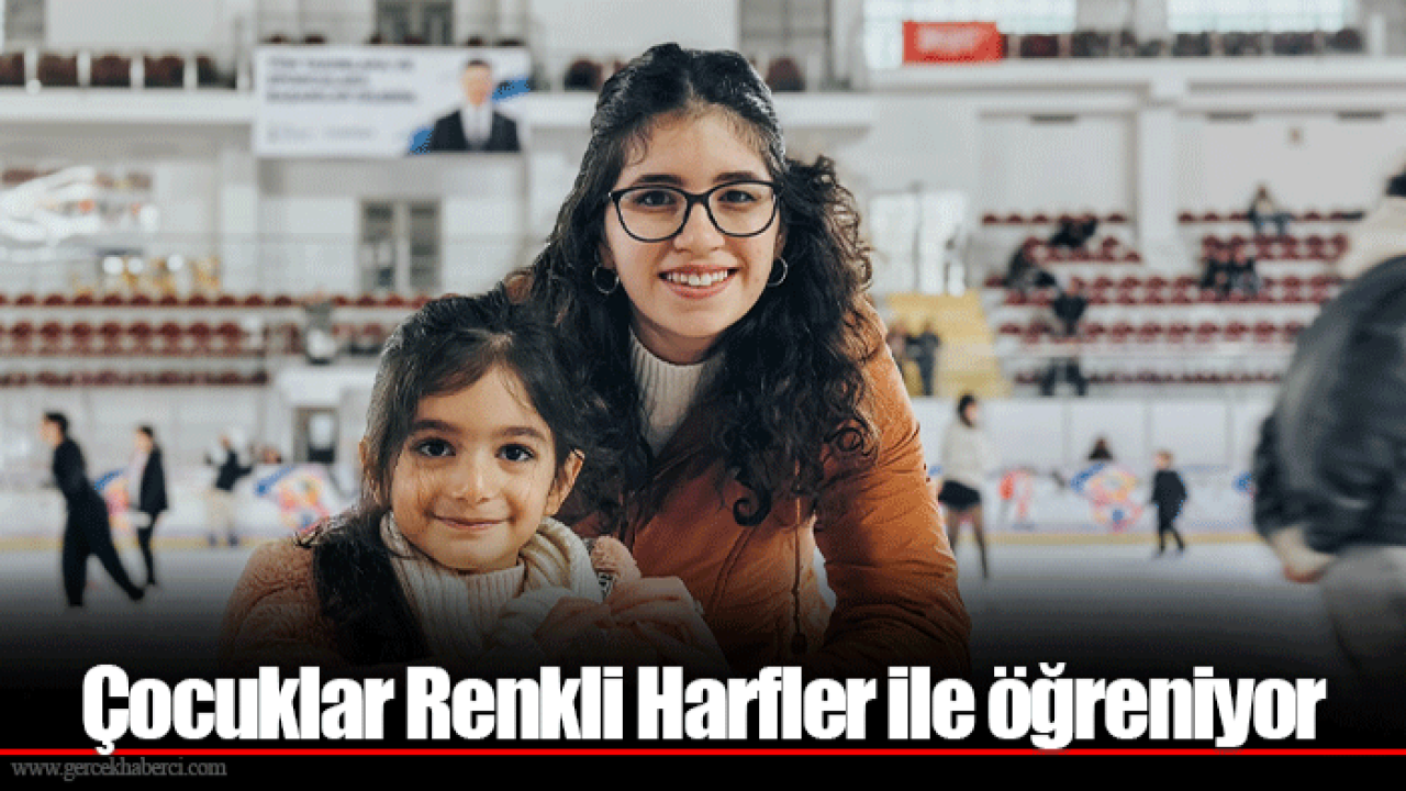 Çocuklar Renkli Harfler ile öğreniyor