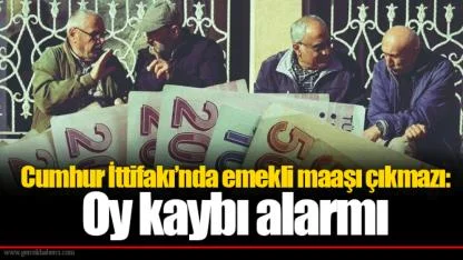 Cumhur İttifakı’nda emekli maaşı çıkmazı: Oy kaybı alarmı