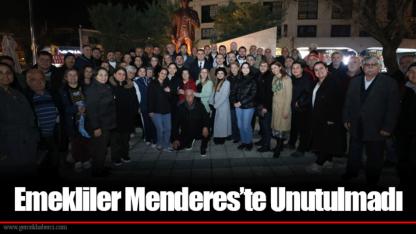 Emekliler Menderes’te Unutulmadı