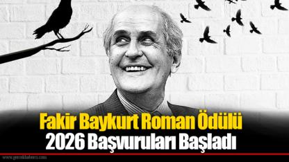 Fakir Baykurt Roman Ödülü 2026 Başvuruları Başladı