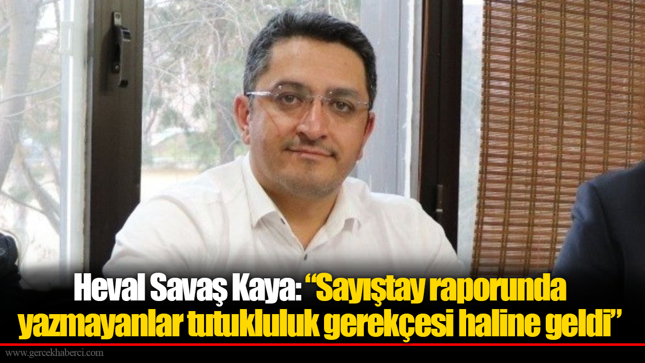 Heval Savaş Kaya: “Sayıştay raporunda yazmayanlar tutukluluk gerekçesi haline geldi”